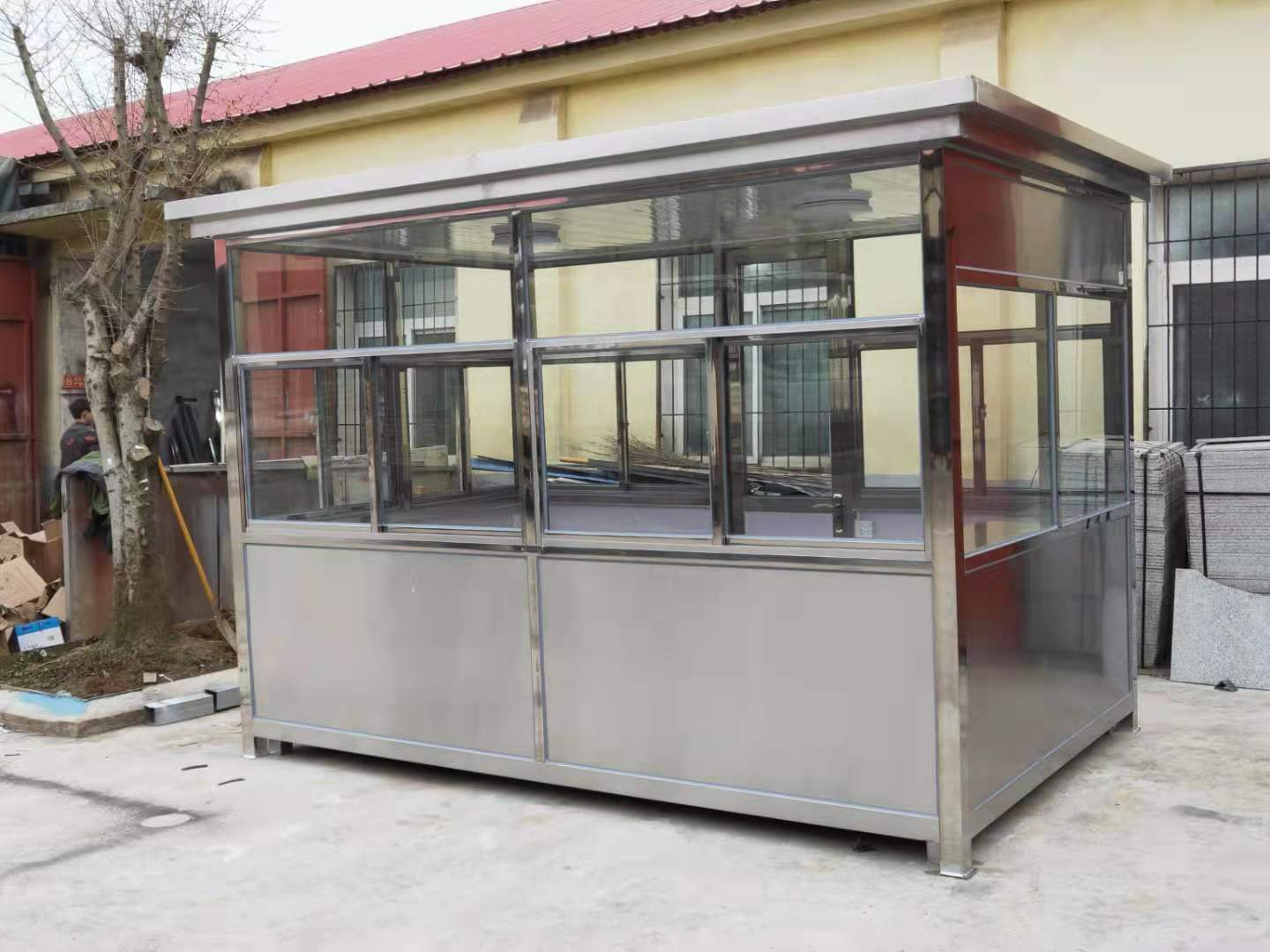 不銹鋼值班崗?fù)すに? width=